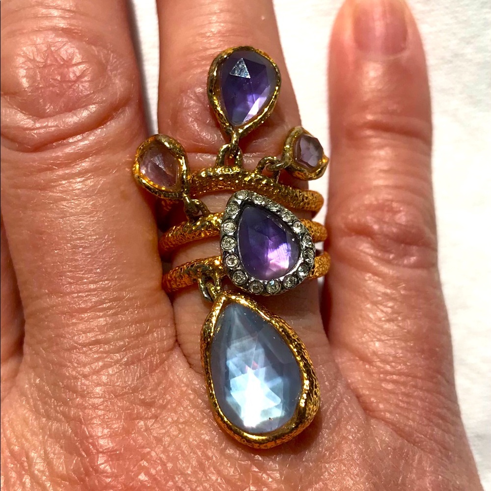 Alexis Bittar Maldivian Dangling Charm Ring😍